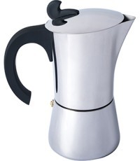 Stainless Steel Espresso Maker BasicNature, 6 Cups