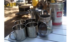 Stainless Steel Espresso Maker BasicNature, 6 Cups