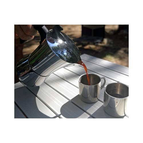 Stainless Steel Espresso Maker BasicNature, 6 Cups