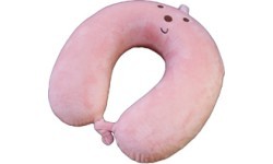 Neck Cushion BasicNature Kids, Pink