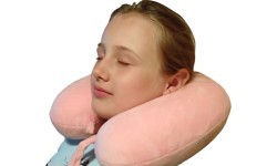 Neck Cushion BasicNature Kids, Pink