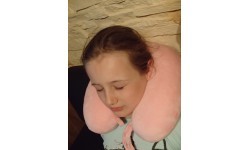 Neck Cushion BasicNature Kids, Pink
