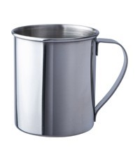 Nerūsējošā tērauda krūze BasicNature, pulēta, 0,3 l