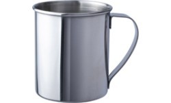 Nerūsējošā tērauda krūze BasicNature, pulēta, 0,3 l