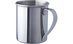 Nerūsējošā tērauda krūze BasicNature, pulēta, 0,3 l