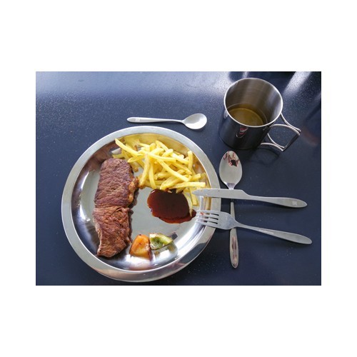 Stainless Steel Plate BasicNature, 23.5cm