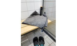 Dvielis BasicNature Terry, 150x85cm, pelēks