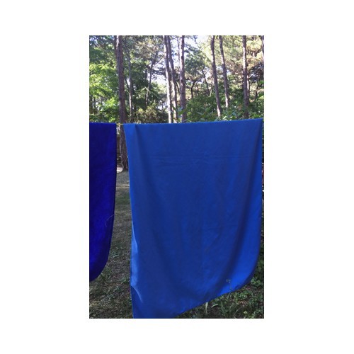 Dvielis BasicNature Velour, 85x150cm, zils