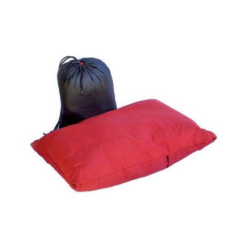 Ceļojumu spilvens BasicNature Travel, 40x30 cm, sarkans