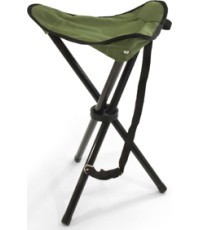 Tripod Stool Travelchair BasicNature, steel green