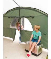 Shelter Coleman Event Shelter Pro Acc Sunwall With Door, Green, 3.65m
