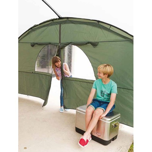 Shelter Coleman Event Shelter Pro Acc Sunwall With Door, Green, 3.65m