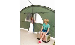 Coleman Event Shelter Pro sānu siena ar durvīm, zaļa, 3,65 m