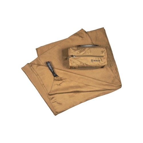 Towel GearAid Microfiber 75x120cm, Coyote