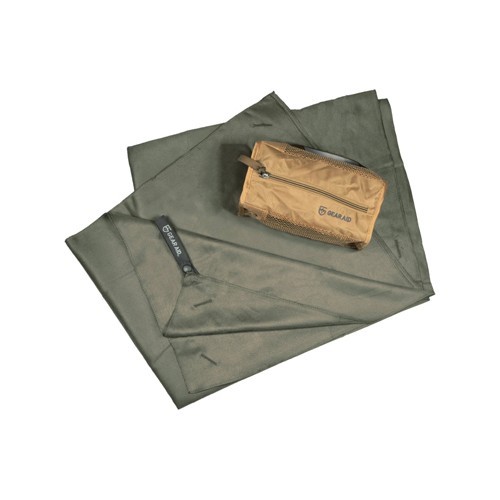 Towel GearAid Microfiber Moss, 50x100cm