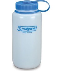 Dzeramā pudele Nalgene HDPE, 1 l, balta