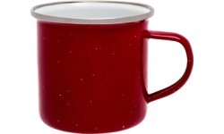 Enamel Cup Origin Outdoors 360ml, Red