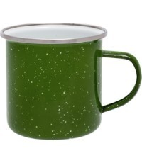 Enamel Cup Origin Outdoors 360ml, Green
