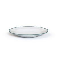 Enamel Plate Origin Outdoors Ocean, 26cm, White