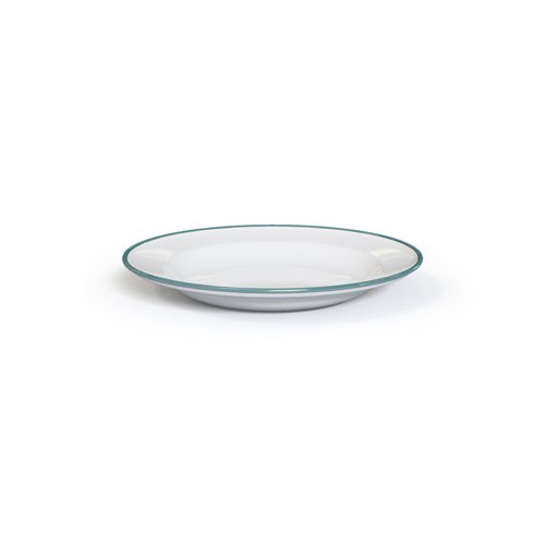 Emaljēts šķīvis Origin Outdoors Ocean, 26 cm, balts