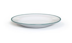 Emaljēts šķīvis Origin Outdoors Ocean, 26 cm, balts