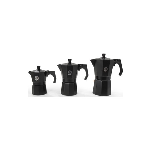 Espresso Maker BasicNature Bellanapoli, 9 Cups, Black