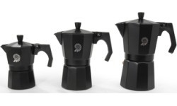 Espresso Maker BasicNature Bellanapoli, 9 Cups, Black
