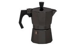 BasicNature Bellanapoli Espresso Maker, 3 Cups, Black