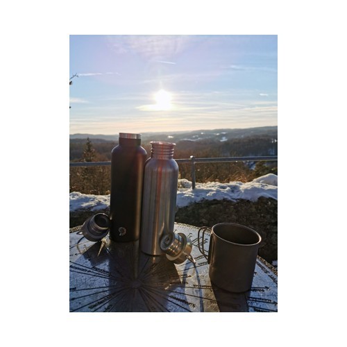 Flask Origin Outdoors Insulated Active, 0.75L, Black, Mat