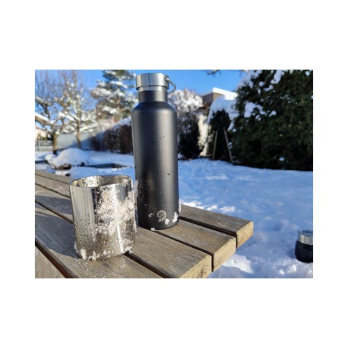 Термос Origin Outdoors Insulated Active, 0,75 л, чёрный, матовый