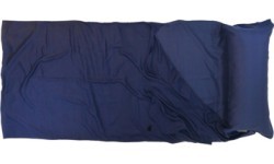 Вкладыш в спальный мешок Origin Outdoors Silk, прямоугольный, королевский синий