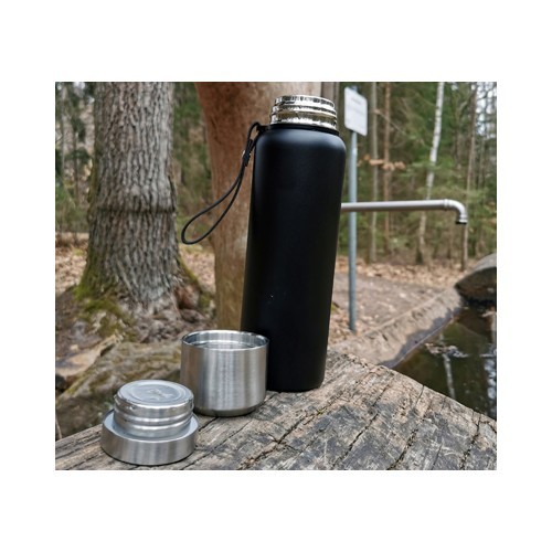 Flask Origin Outdoors Vacuum PureSteel, 1L, Black