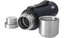 Flakons Origin Outdoors Vacuum PureSteel, 0.75L, melns