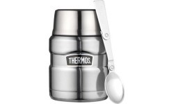 Pārtikas termoss King 0.47L, tērauda, ar karoti