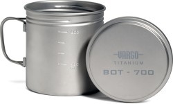 Titāna pudele-krūze Vargo Bot, 0,7 l
