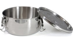 BasicNature Food Container', stainless steel