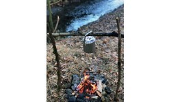 BasicNature Stainless Steel Pot 'Billy Can'