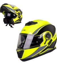 Flip-Up Motorcycle Helmet W-TEC Banelmeda - Matt Black