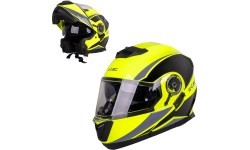 Flip-Up Motorcycle Helmet W-TEC Banelmeda - Matt Black