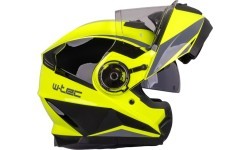 Flip-Up Motorcycle Helmet W-TEC Banelmeda - Matt Black