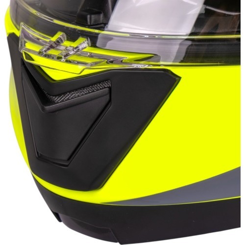Flip-Up Motorcycle Helmet W-TEC Banelmeda - Matt Black