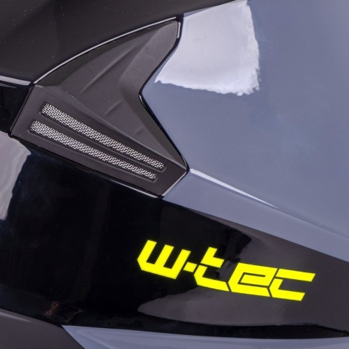 Paceļama motocikla ķivere W-TEC Banelmeda - Matēti melna