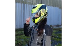 Модульный мотоциклетный шлем W-TEC Banelmeda - Чёрный матовый