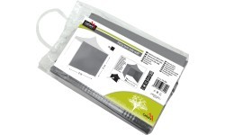 Sidewalls for party tent 2x3m 210D grey WATERPROOF