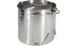 Origin Outdoors Stainless Steel Camping Pot '2 in 1'