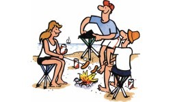 Walkstool Tripod stool 'comfort'