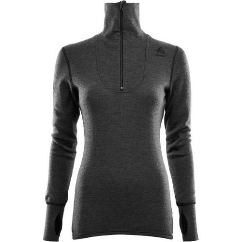 Women's Jumper With Zipper Aclima DW Maren, Jet Black, S Size - 74