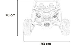 Электромобиль Buggy SR SUPER 66, оранжевый
