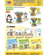 Настольная игра MINI Sticks, издание с пингвинами
