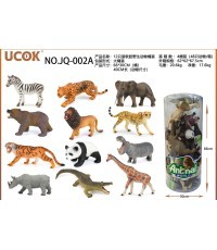 Set of Safari Animals 12el.
